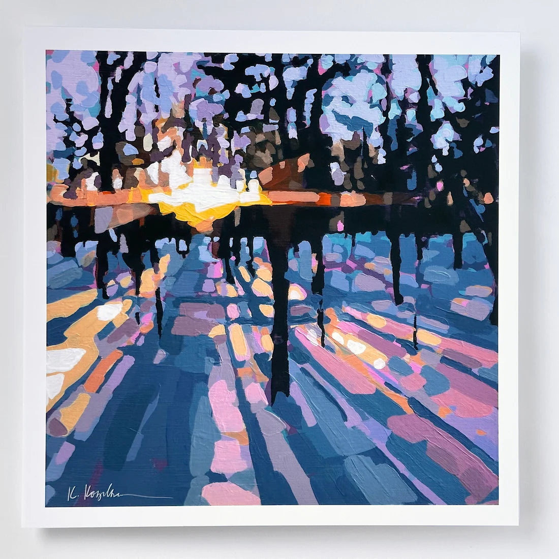 Swells + Flutter - Snowy Sunset