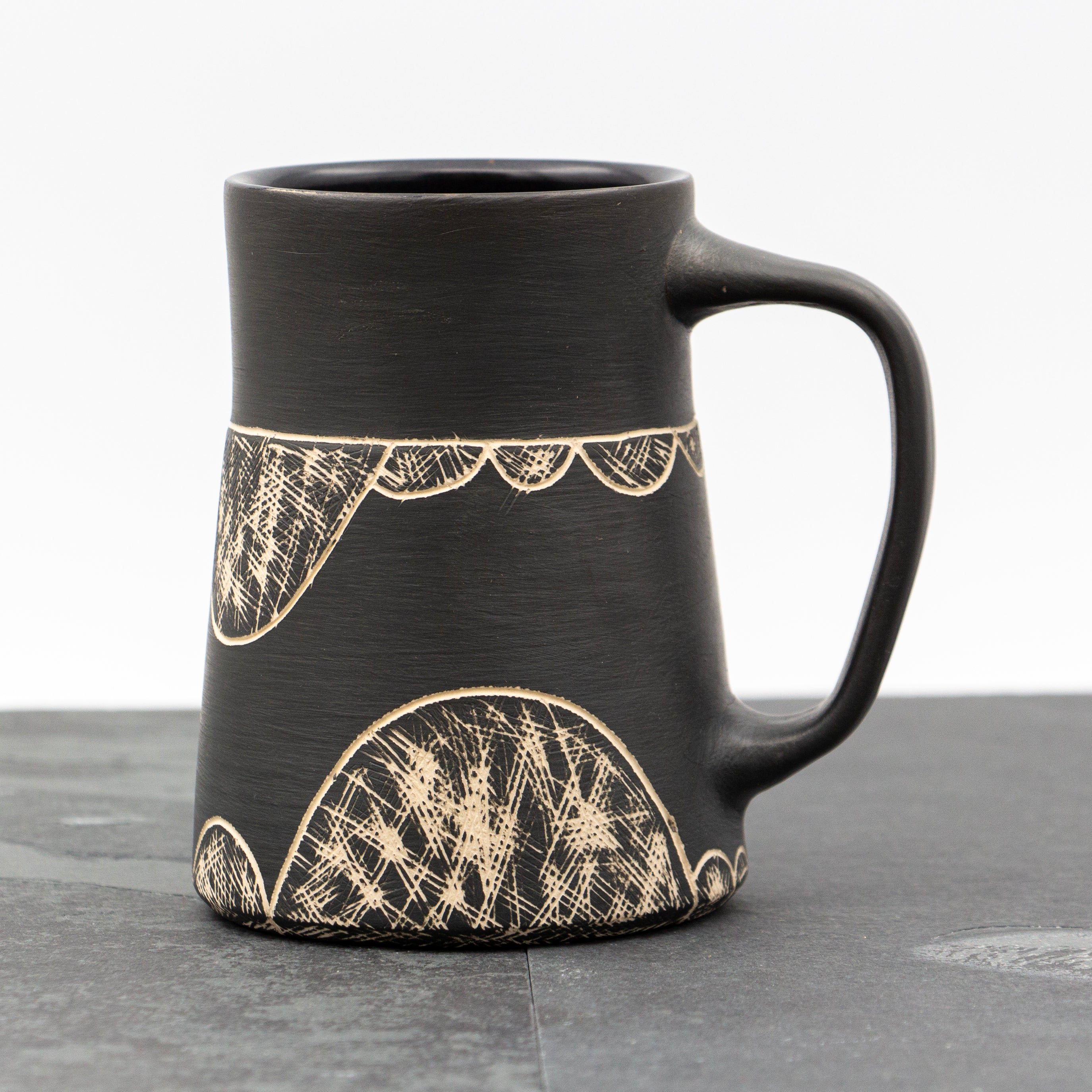 Adrea Davina Beres - Black & White Lace Mug