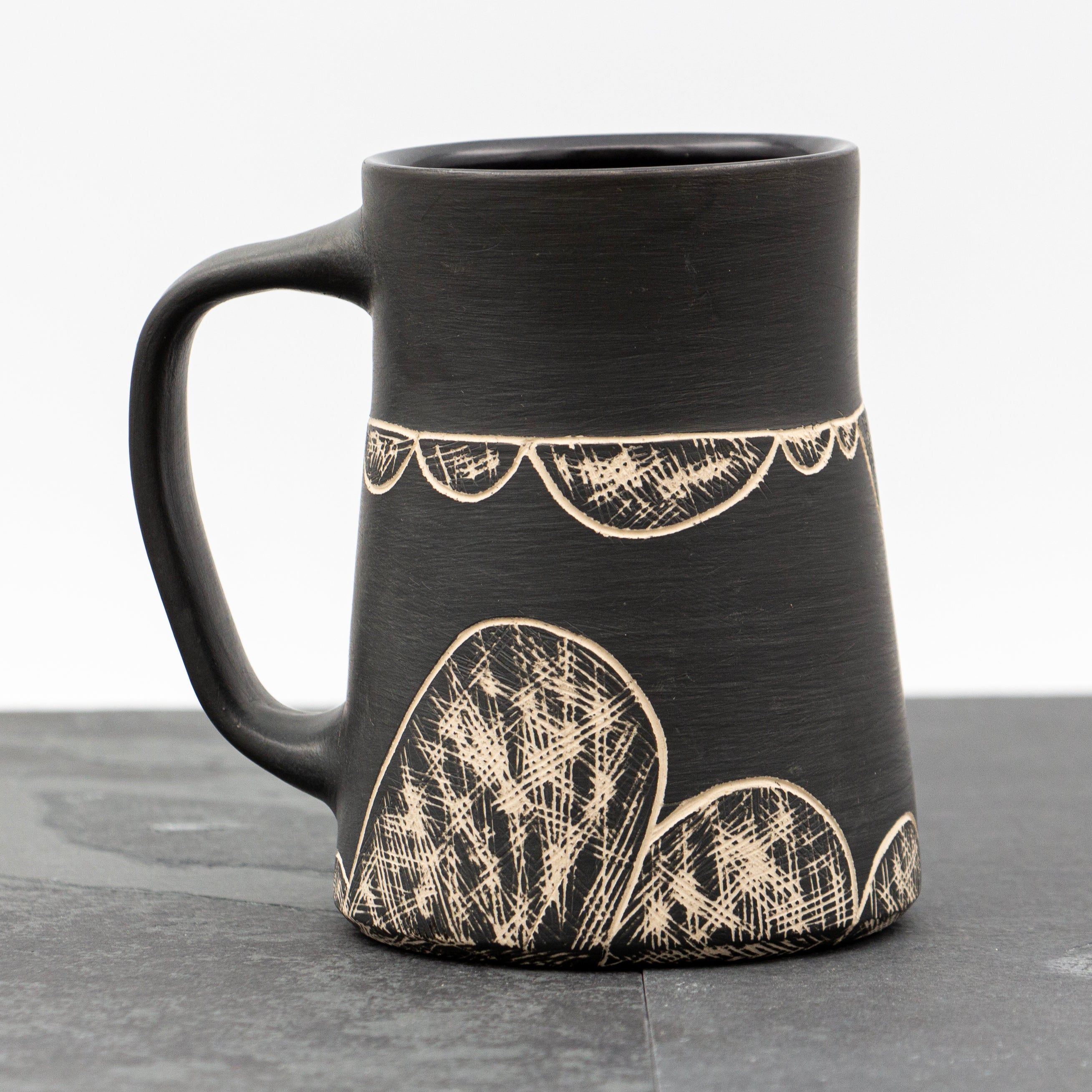 Adrea Davina Beres - Black & White Lace Mug