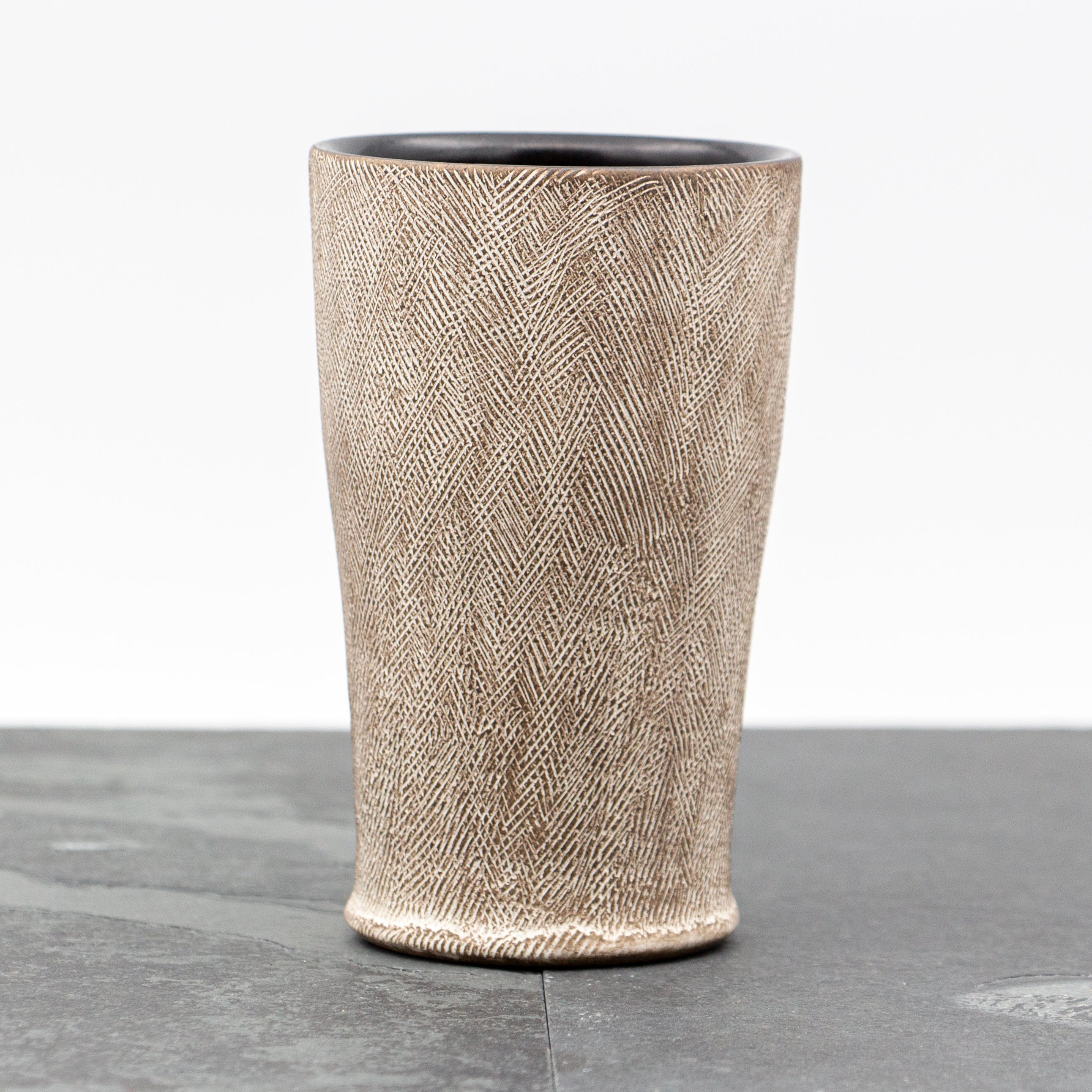 Adrea Davine Beres - Black & White Textured Cups