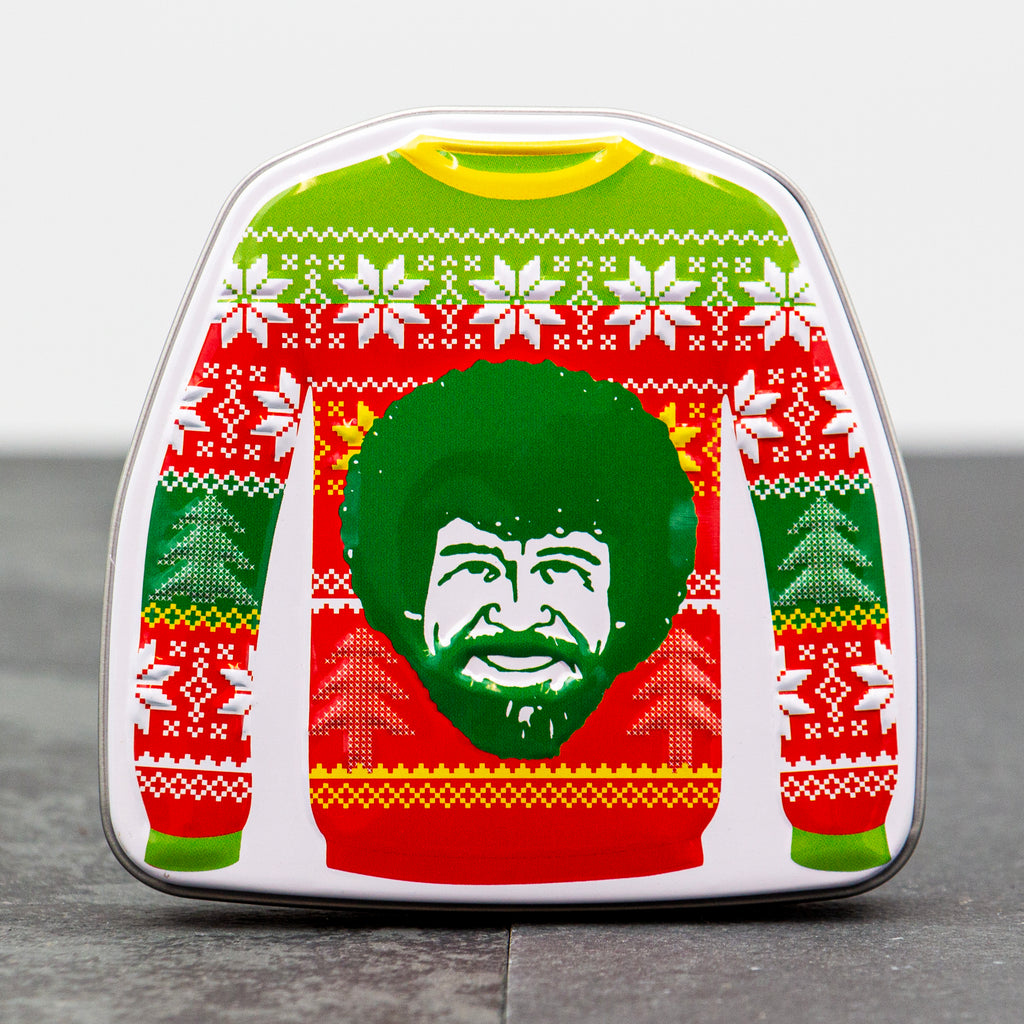 Bob Ross Ugly Sweater Candies