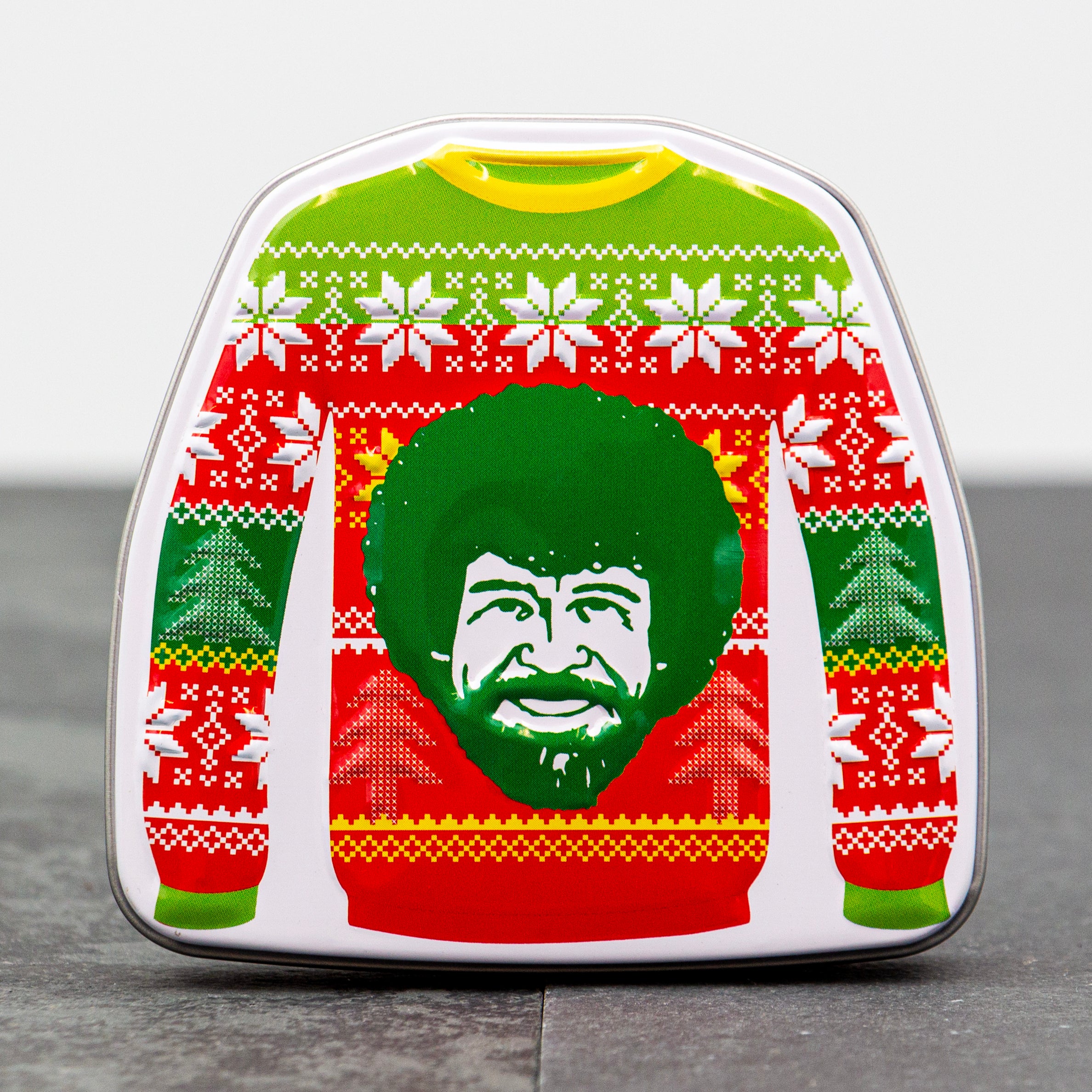 Bob Ross Ugly Sweater Candies