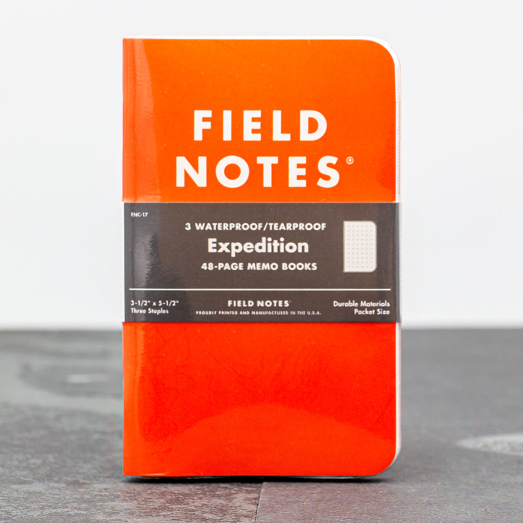 Field Notes Expedition 3 Pack Set