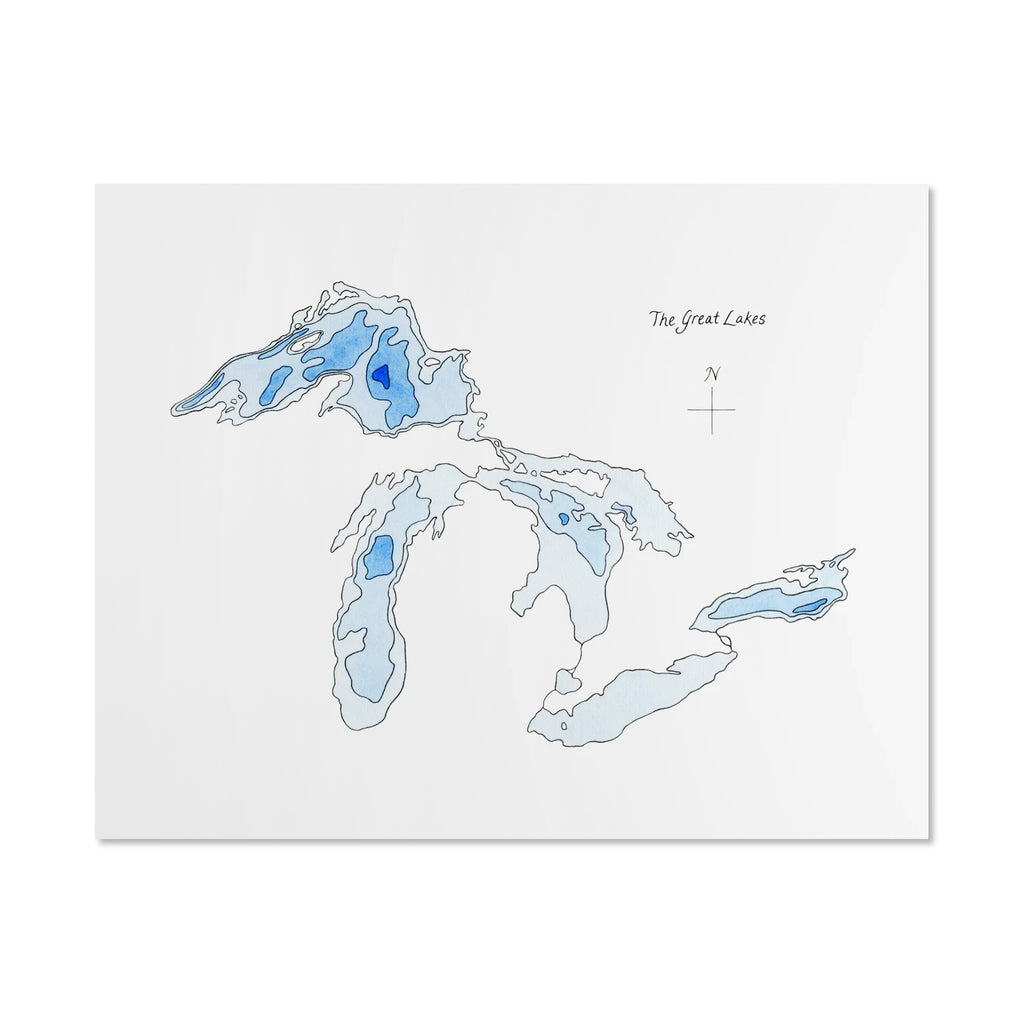 Lake Prints - 11 x 14