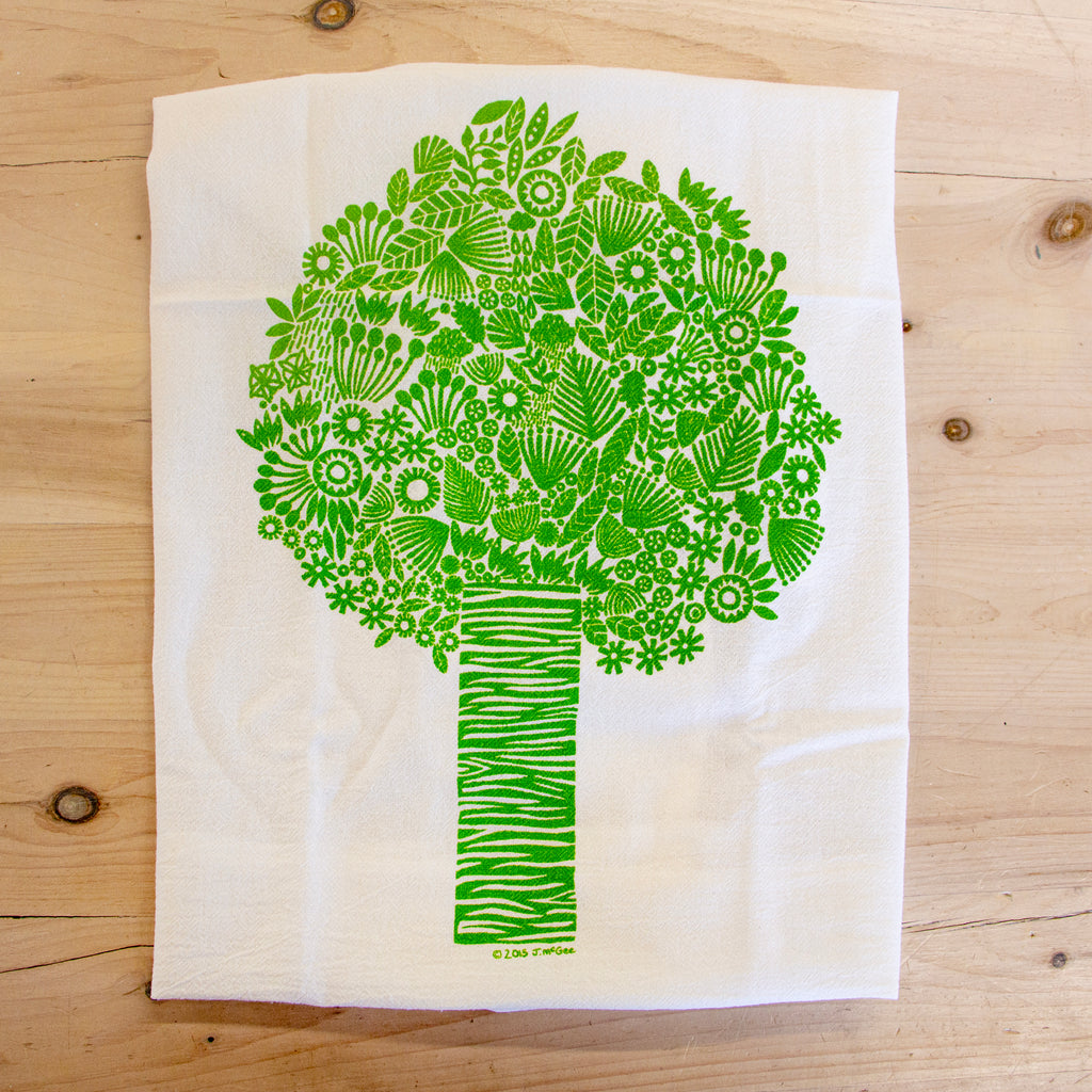 Jeanne McGee Hand - Printed Tea Towel