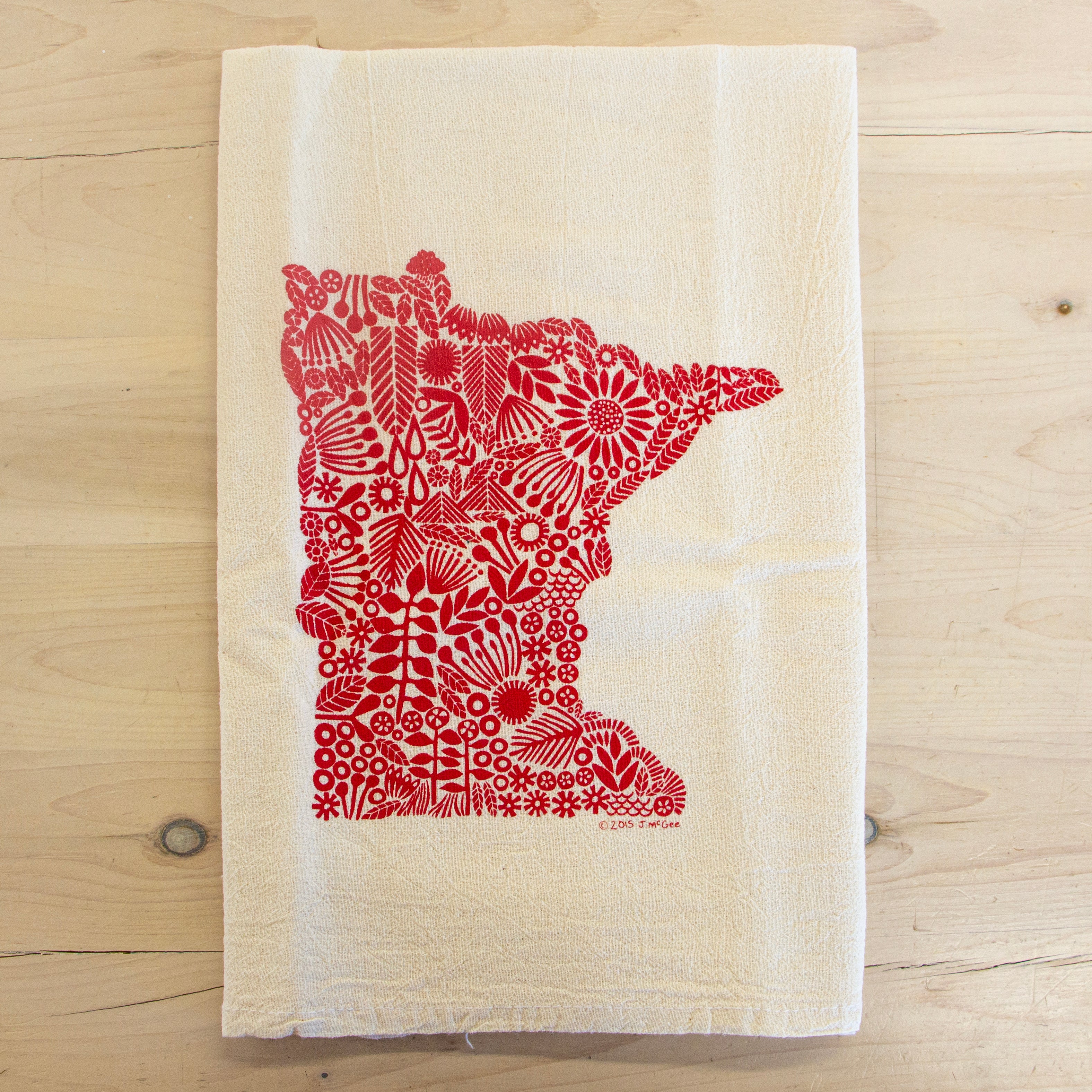 Jeanne McGee Hand - Printed Tea Towel