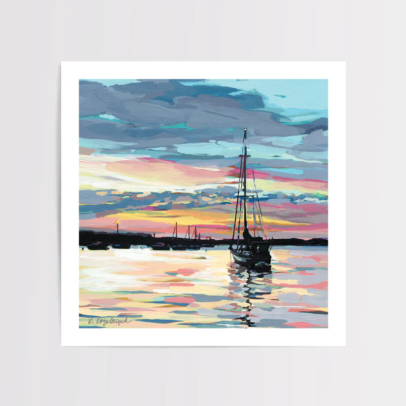 Swells + Flutter - Sunset at Anchor