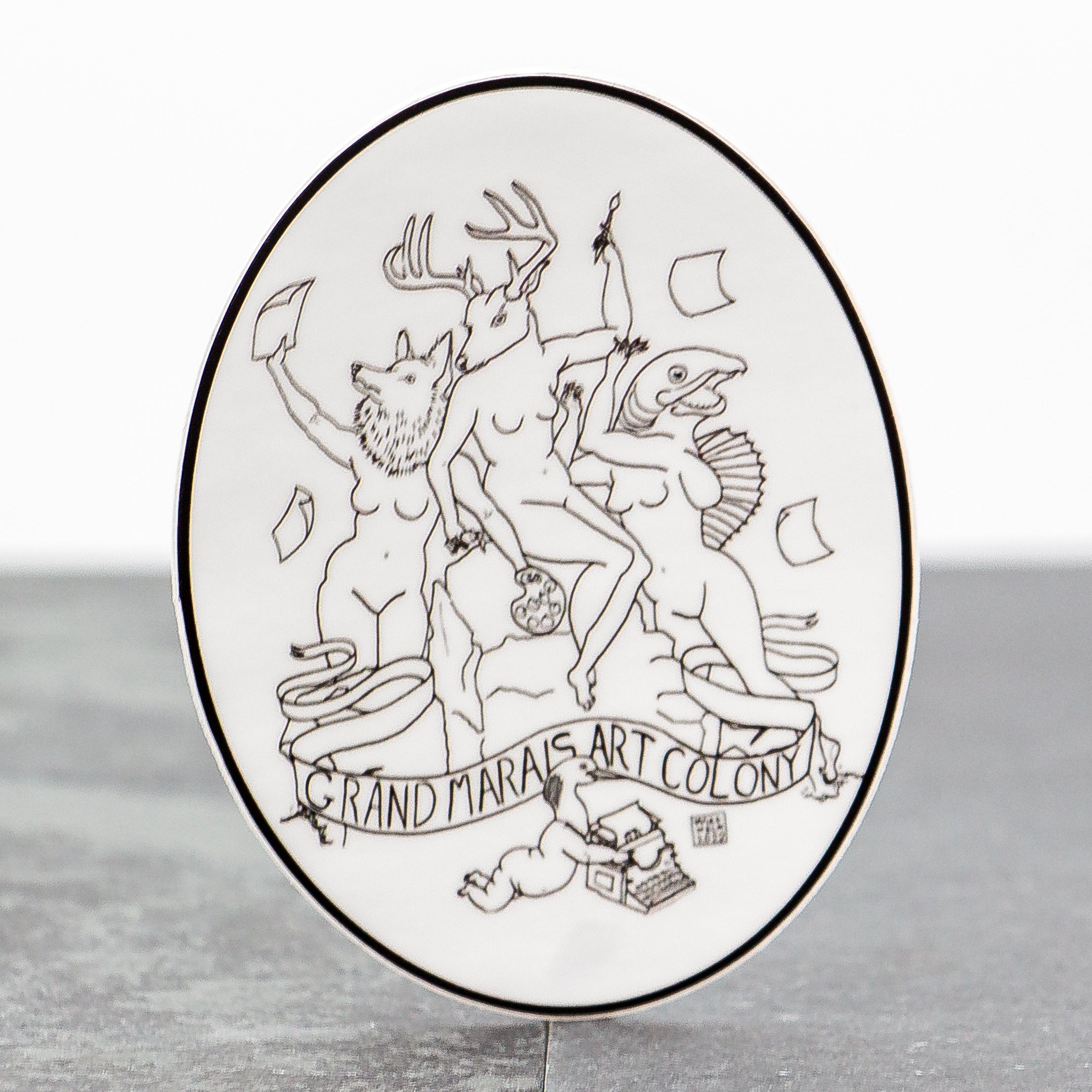 Corrie Steckelberg Art Colony Sticker