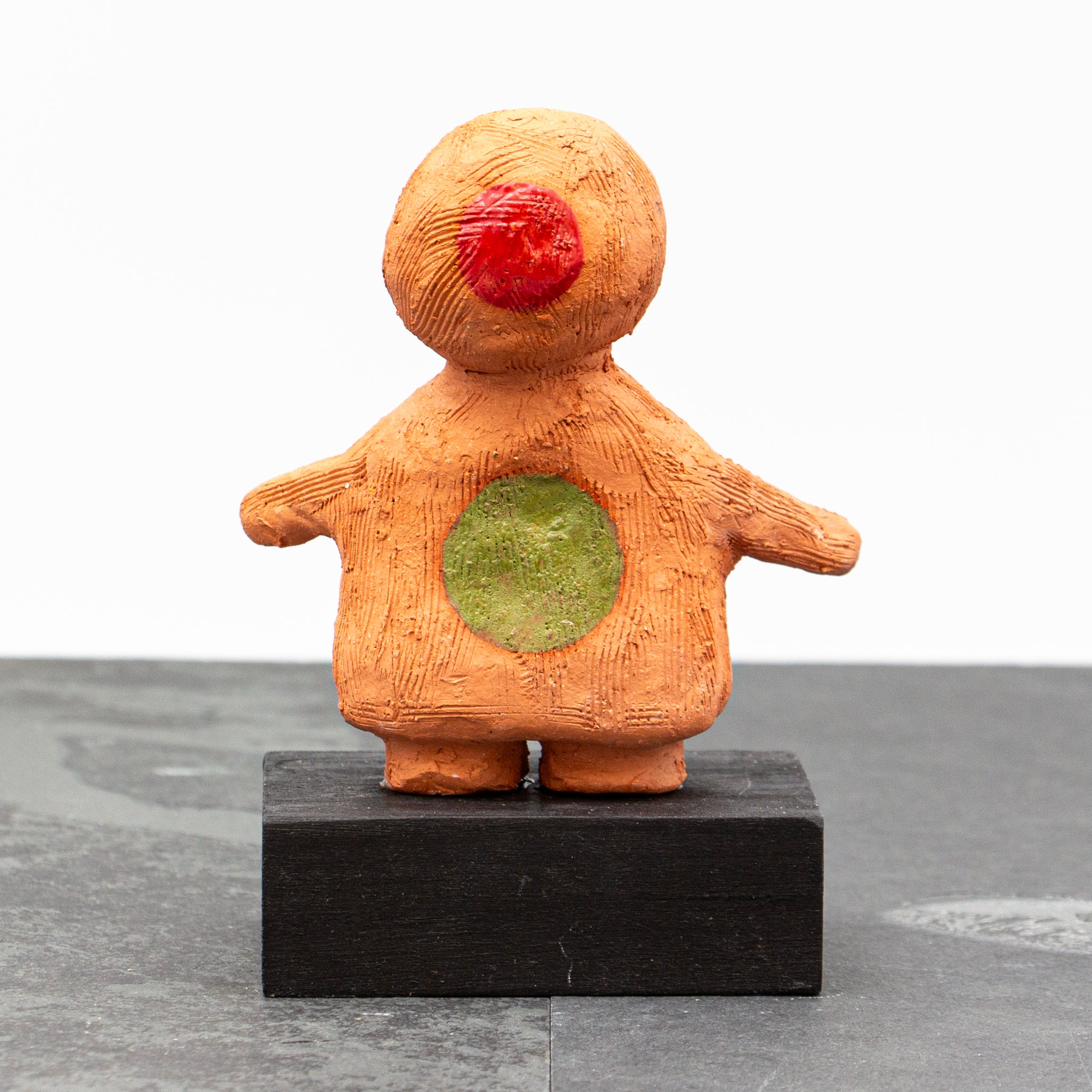 Judith Yourman - Figure With Yellow & Red Circles