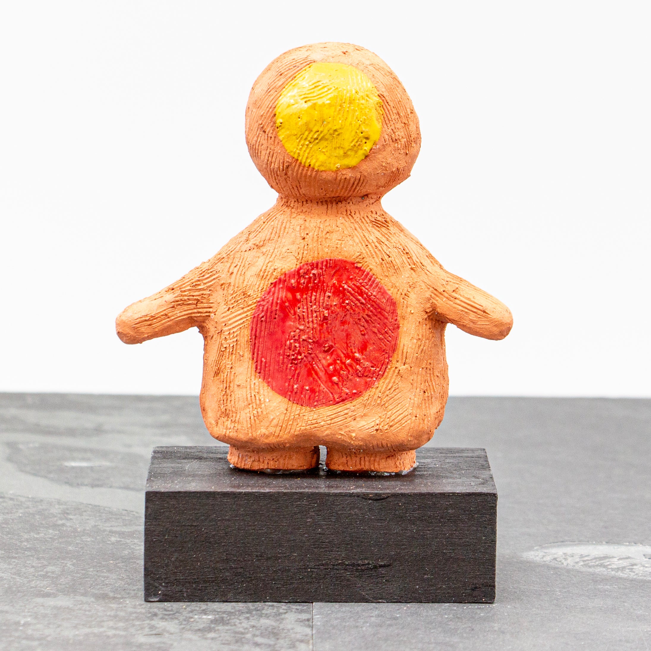 Judith Yourman - Figure With Yellow & Red Circles