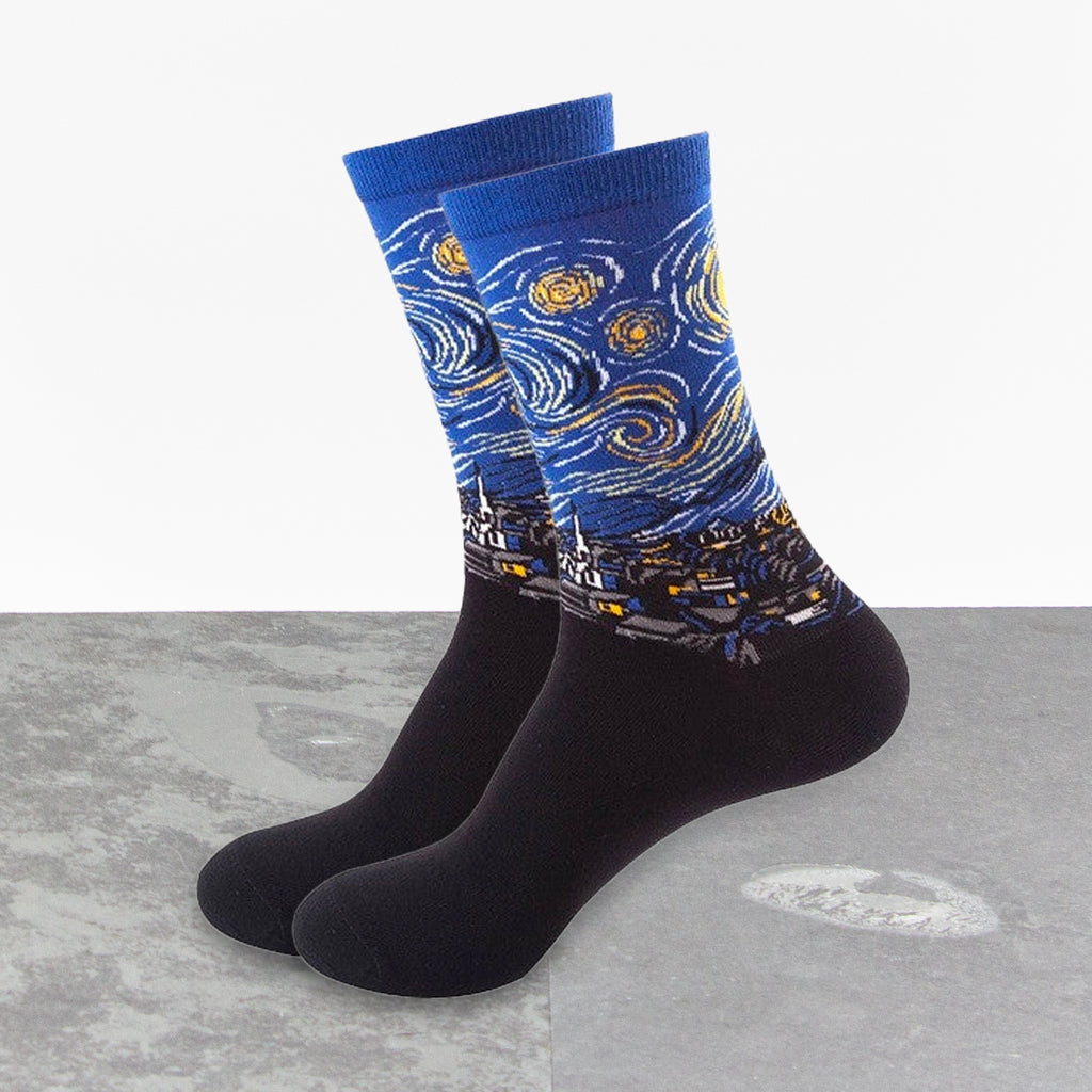 Famous Painting Crew Socks